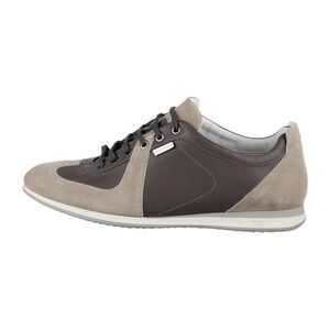 Zegna Sport Leather/Suede Shoes Grey Size US 12